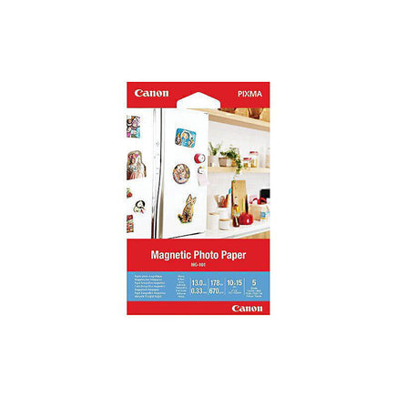 1 x Genuine Canon MG101 Magnetic Photo Paper 4 Inches x 6 Inches