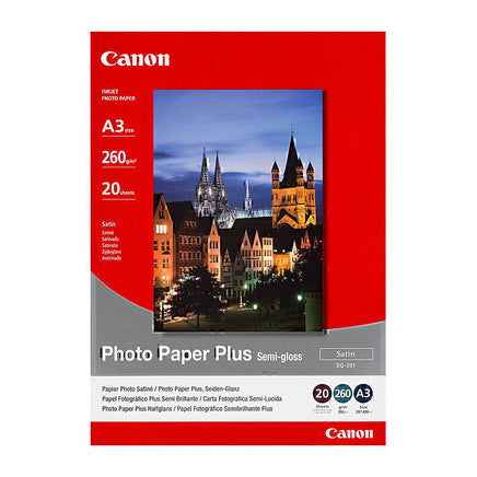 1 x Genuine Canon CSG201 Semi Gloss Photo Paper Plus 260gsm A3