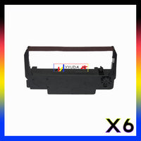 6 x Compatible Epson ERC30 / ERC34 / ERC38 Black Ribbon Cartridge