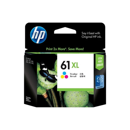 1 x Genuine HP 61XL Tri Colour Ink Cartridge CH564WA