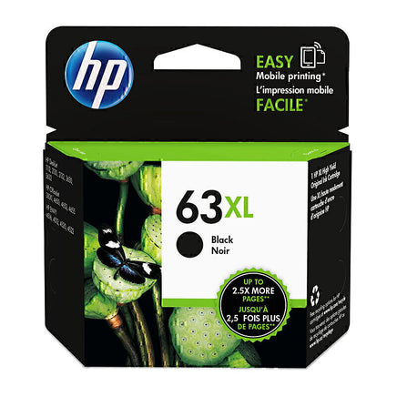 1 x Genuine HP 63XL Black Ink Cartridge F6U64AA