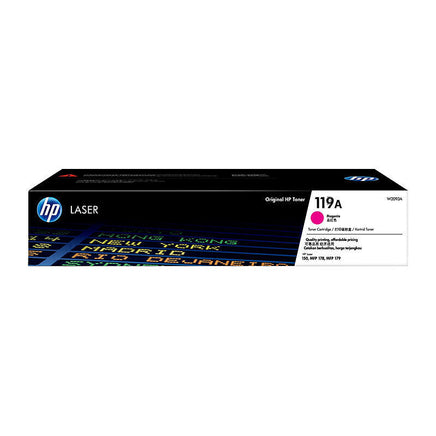 1 x Genuine HP 119A Magenta Toner Cartridge W2093A