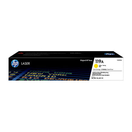 1 x Genuine HP 119A Yellow Toner Cartridge W2092A