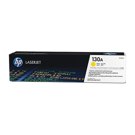 1 x Genuine HP 130A Yellow Toner Cartridge CF352A