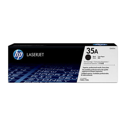 1 x Genuine HP 35A Black Toner Cartridge CB435A
