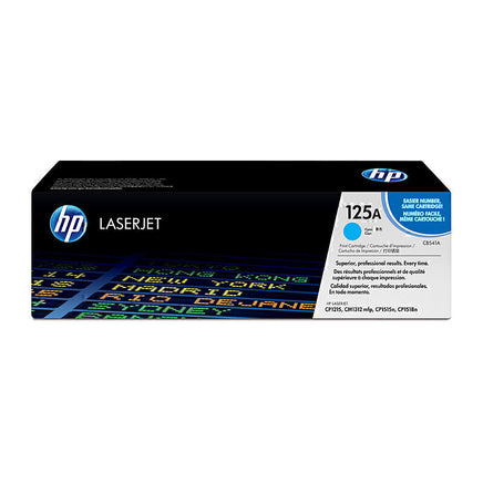 1 x Genuine HP 125A Cyan Toner Cartridge CB541A
