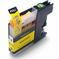 1 x Compatible Brother LC131Y / LC133Y Yellow Ink Cartridge LC-131Y / LC-133Y - 600 Pages