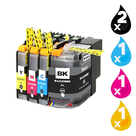 5 x Compatible Brother LC239XL LC235XL Ink Cartridge LC-239XL / LC-235XL