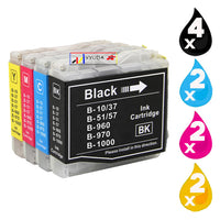10 x Compatible Brother LC37 / LC57 Ink Cartridge LC-37 / LC-57