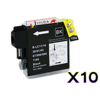 10 x Compatible Brother LC38 / LC67 Black Ink Cartridge LC-38 / LC-67