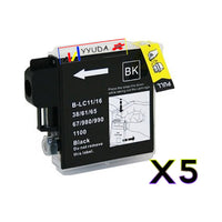 5 x Compatible Brother LC38 / LC67 Black Ink Cartridge LC-38 / LC-67