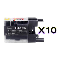 10 x Compatible Brother LC73 / LC77XL Black Ink Cartridge LC-73 / LC-77XL