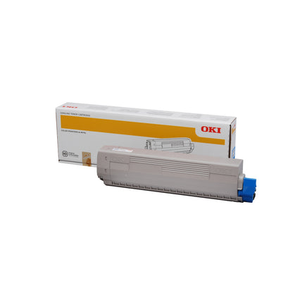 1 x Genuine OKI C834 Yellow Toner Cartridge 46861309