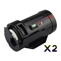 2 x Compatible Fuji Xerox DocuPrint P355d Black Toner Cartridge CT201937 / CT201938