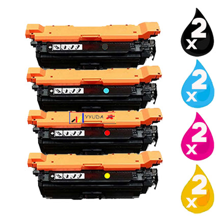 8 x Compatible HP 122A Toner Cartridge Q3960A - Q3963A