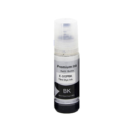 1 x Compatible Epson T512 Photo Black Ink Bottle C13T00H192