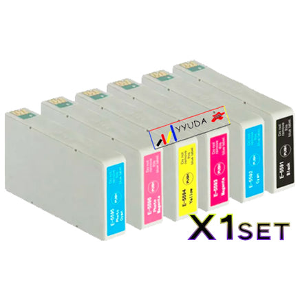 6 x Compatible Epson T5591 - T5596 Ink Cartridge