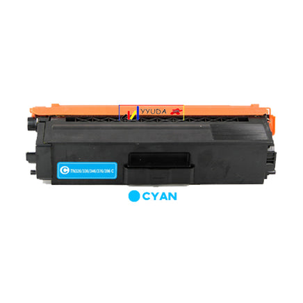 1 x Compatible Brother TN346 / TN348 / TN349 Cyan Toner Cartridge