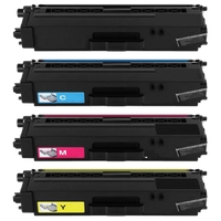 4 x Compatible Brother TN346 / TN348 / TN349 Toner Cartridge (1BK 1C 1M 1Y)