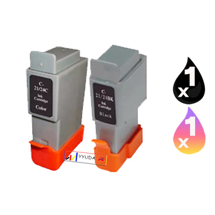 2 x Compatible Canon BCI24 Ink Cartridge BCI-24