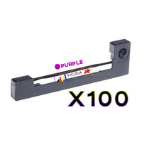 100 x Compatible Epson ERC09 Purple Ribbon Cartridge