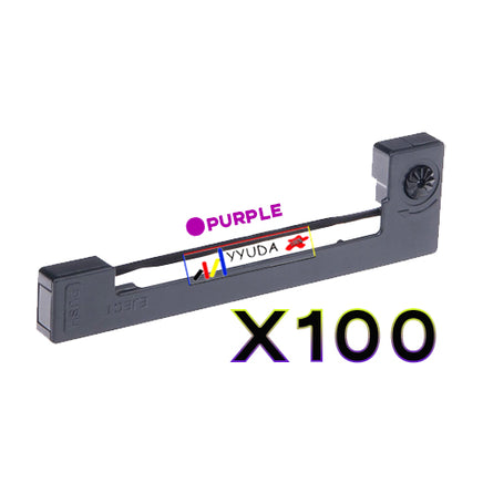 100 x Compatible Epson ERC09 Purple Ribbon Cartridge