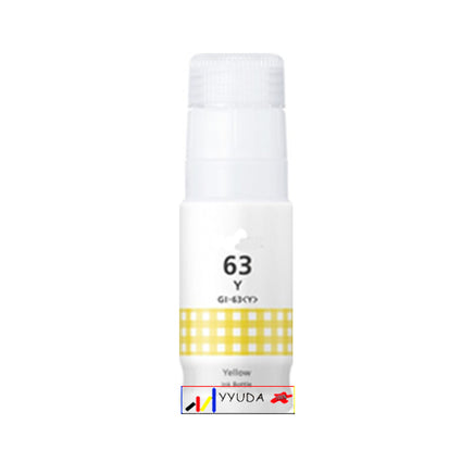 1 x Compatible Canon GI63 Yellow Ink Bottle