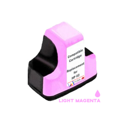 1 x Compatible HP 02 Light Magenta Ink Cartridge C8775WA