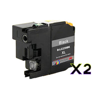 2 x Compatible Brother LC239XLBK Black Ink Cartridge LC-239XLBK