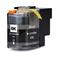 2 x Compatible Brother LC23E XXL Black Ink Cartridge LC-23E