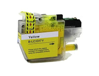 1 x Compatible Brother LC3317Y Yellow Ink Cartridge LC-3317Y - 550 Pages