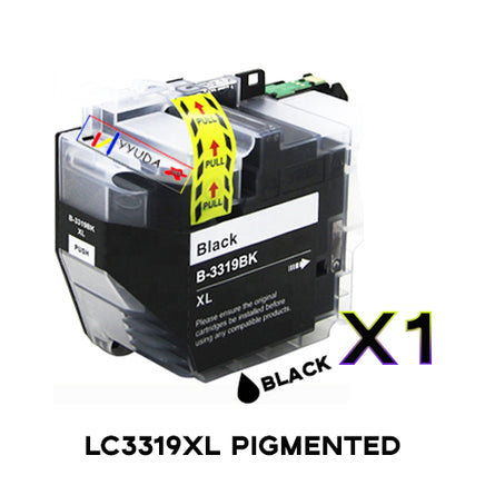 1 x Compatible Brother LC3319XLBK "PIGMENTED" Black Ink Cartridge LC-3319XLBK