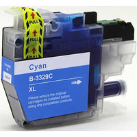 1 x Compatible Brother LC3329XLC Cyan Ink Cartridge LC-3329XLC