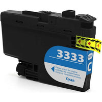 1 x Compatible Brother LC3333C Cyan High Yield Ink Cartridge LC-3333C