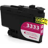 1 x Compatible Brother LC3333M Magenta High Yield Ink Cartridge LC-3333M