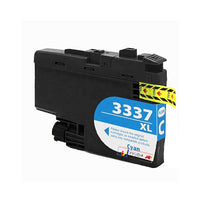 1 x Compatible Brother LC3337C Cyan High Yield Ink Cartridge LC-3337C