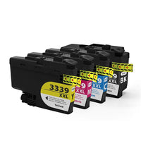 8 x Compatible Brother LC3339XL High Yield Ink Cartridge LC-3339XL (2BK 2C 2M 2Y)