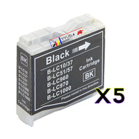 5 x Compatible Brother LC37 / LC57 Ink Cartridge LC-37 / LC-57