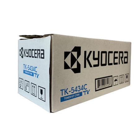 1 x Genuine Kyocera TK5434 Cyan Toner Cartridge TK-5434C