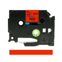 1 x Compatible Brother TZe431 Black Text on Red Label Tape TZe-431