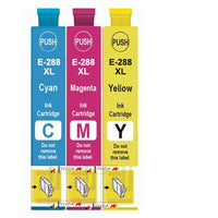 
              3 x Compatible Epson 288XL CMY High Yield Colour Ink Cartridge C13T306292 - C13T306492 (1C 1M 1Y)
            