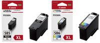 
              2 x Genuine Canon PG-585XL CL-586XL Combination Pack Ink Cartridge (1 BK 1 CL)
            