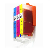 
              3 x Compatible Canon CLI-671XL CMY High Yield Colour Ink Cartridge (1C 1M 1Y)
            