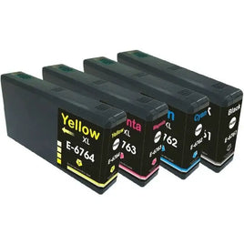 5 x Compatible Epson 676XL High Yield Ink Cartridge C13T676192 - C13T676492 (2BK 1C 1M 1Y)