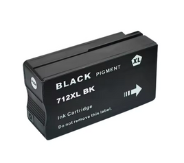 1 x Compatible HP 712XL Ink Cartridge 3ED29A (BLACK)