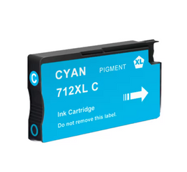 1 x Compatible HP 712XL Ink Cartridge 3ED67A (CYAN)