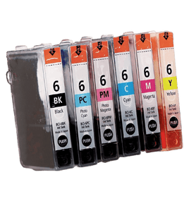6 x Compatible Canon BCI6 Ink Cartridge BCI-6 (1BK 1C 1M 1Y 1PC 1PM)