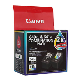 1 x Genuine Canon PG-640XL CL-641XL Combination Pack Ink Cartridge