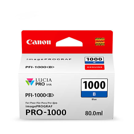 1 x Genuine Canon PFI-1000B Blue Ink Cartridge