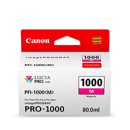 1 x Genuine Canon PFI-1000M Magenta Ink Cartridge